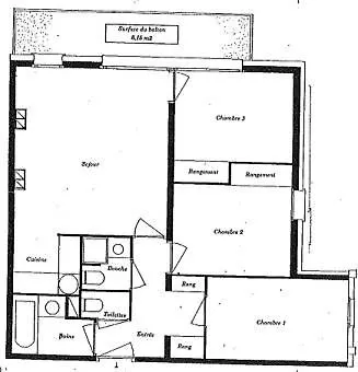 Diamant - Location: Bel De 3 En Plein Centre Mae-9014 *